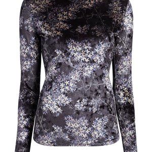Cinq a Sept Kiara Lilac Floral Top